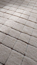 Load image into Gallery viewer, Macro shot of a custom Moroccan rug featuring square designs