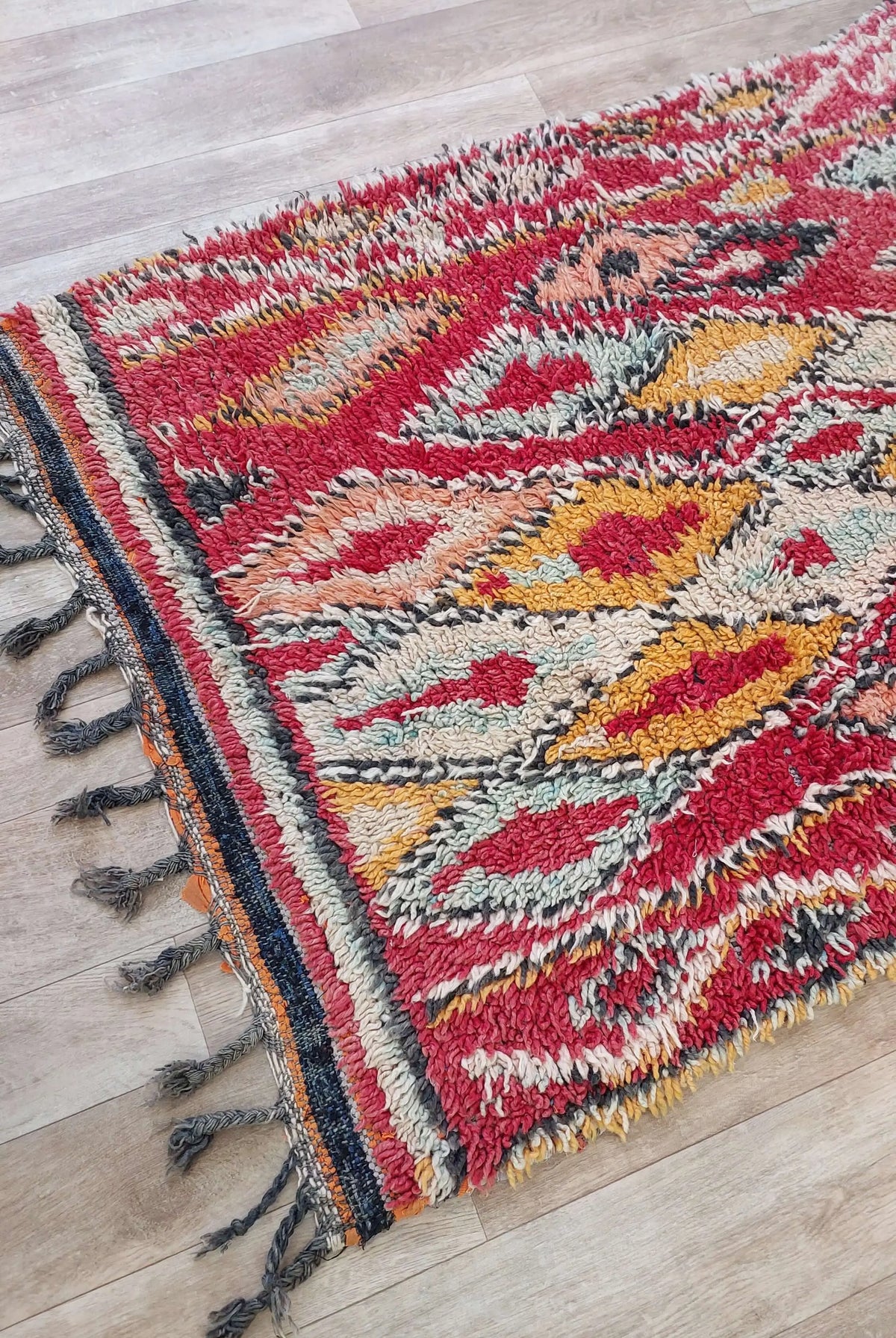VINTAGE MOROCCAN RUNNER RUG MoroccanBazzArts
