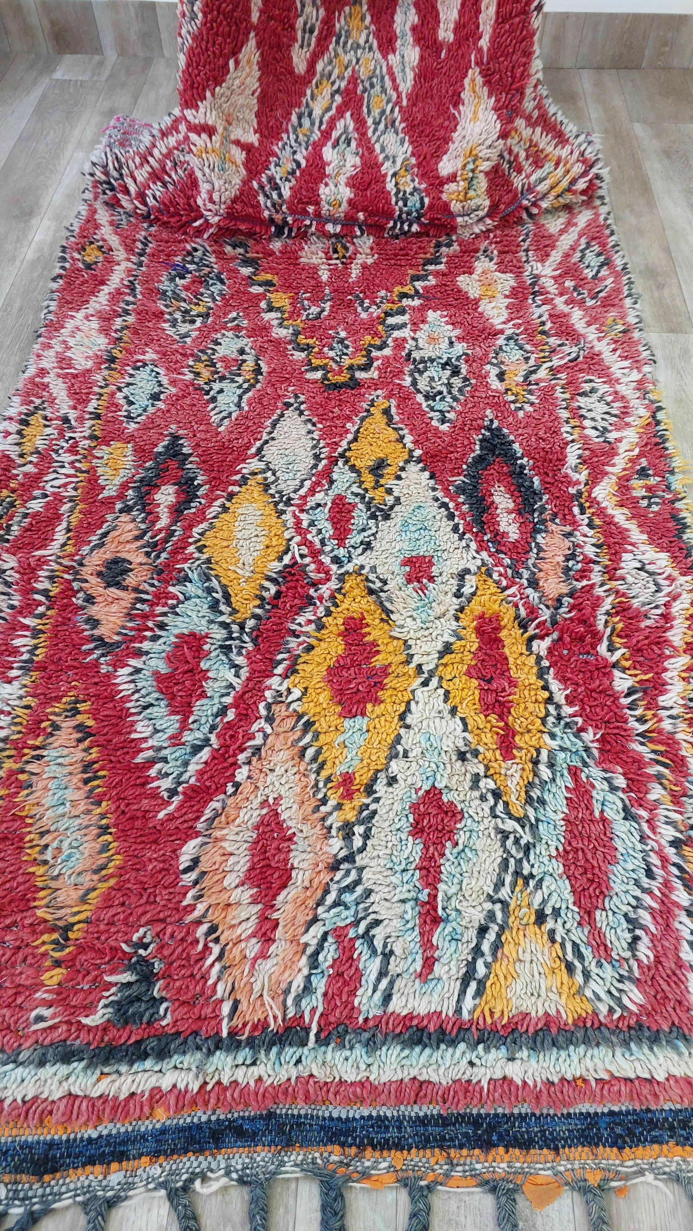 VINTAGE MOROCCAN RUNNER RUG MoroccanBazzArts