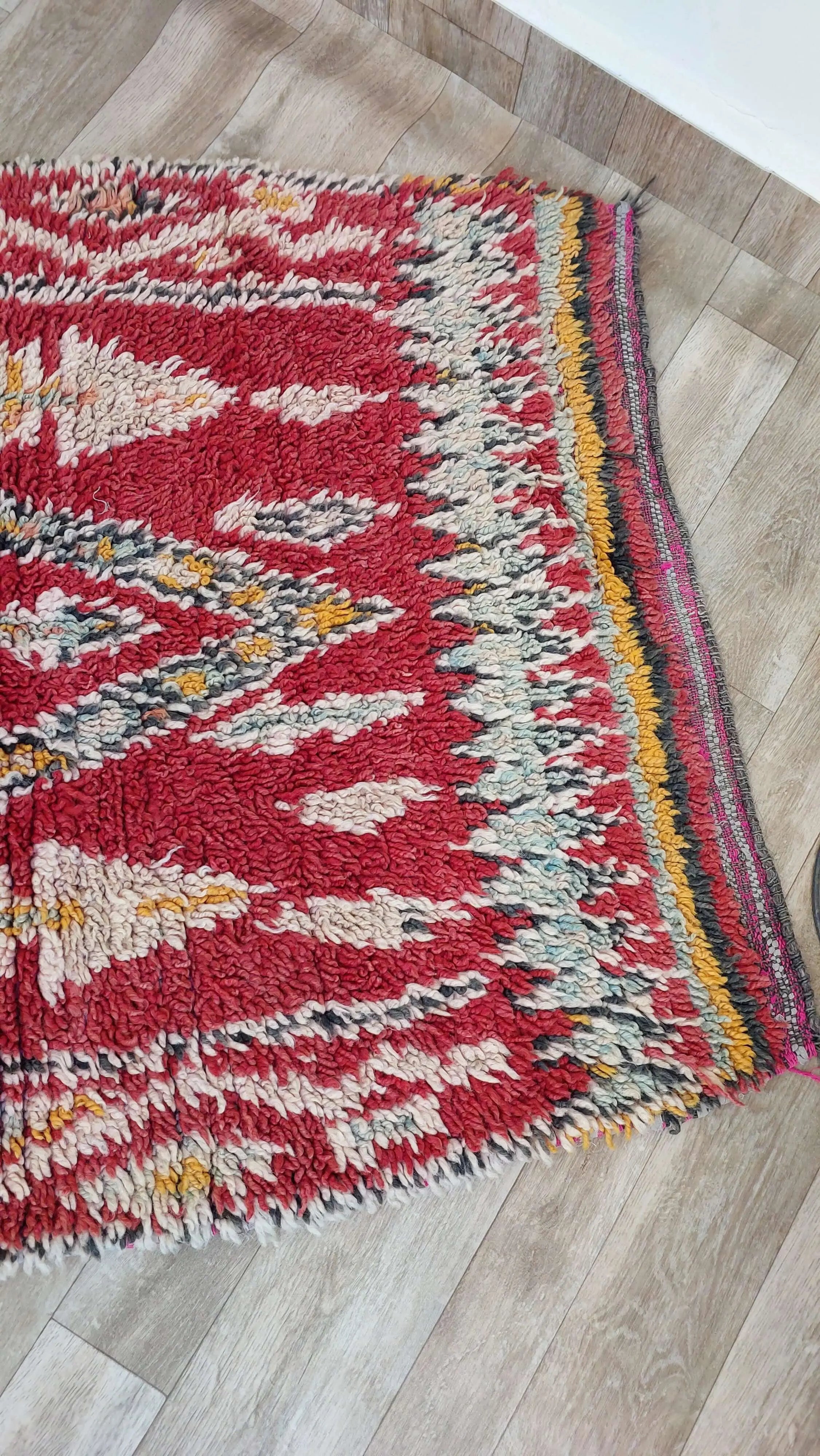 VINTAGE MOROCCAN RUNNER RUG MoroccanBazzArts