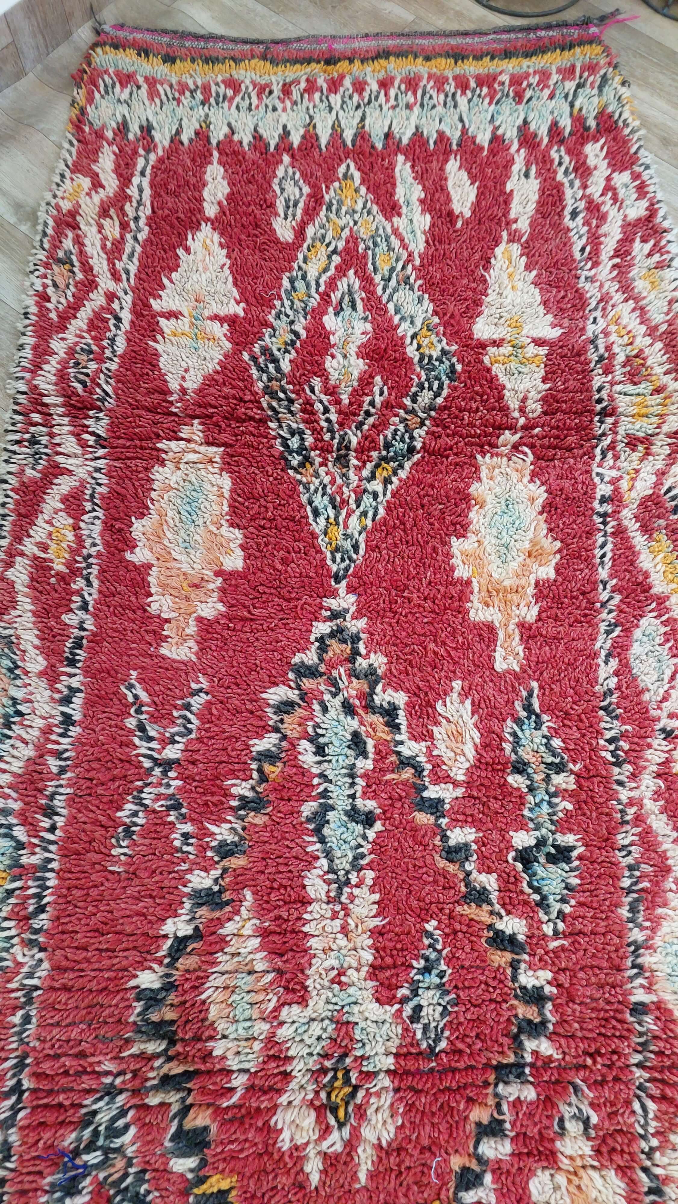 VINTAGE MOROCCAN RUNNER RUG MoroccanBazzArts