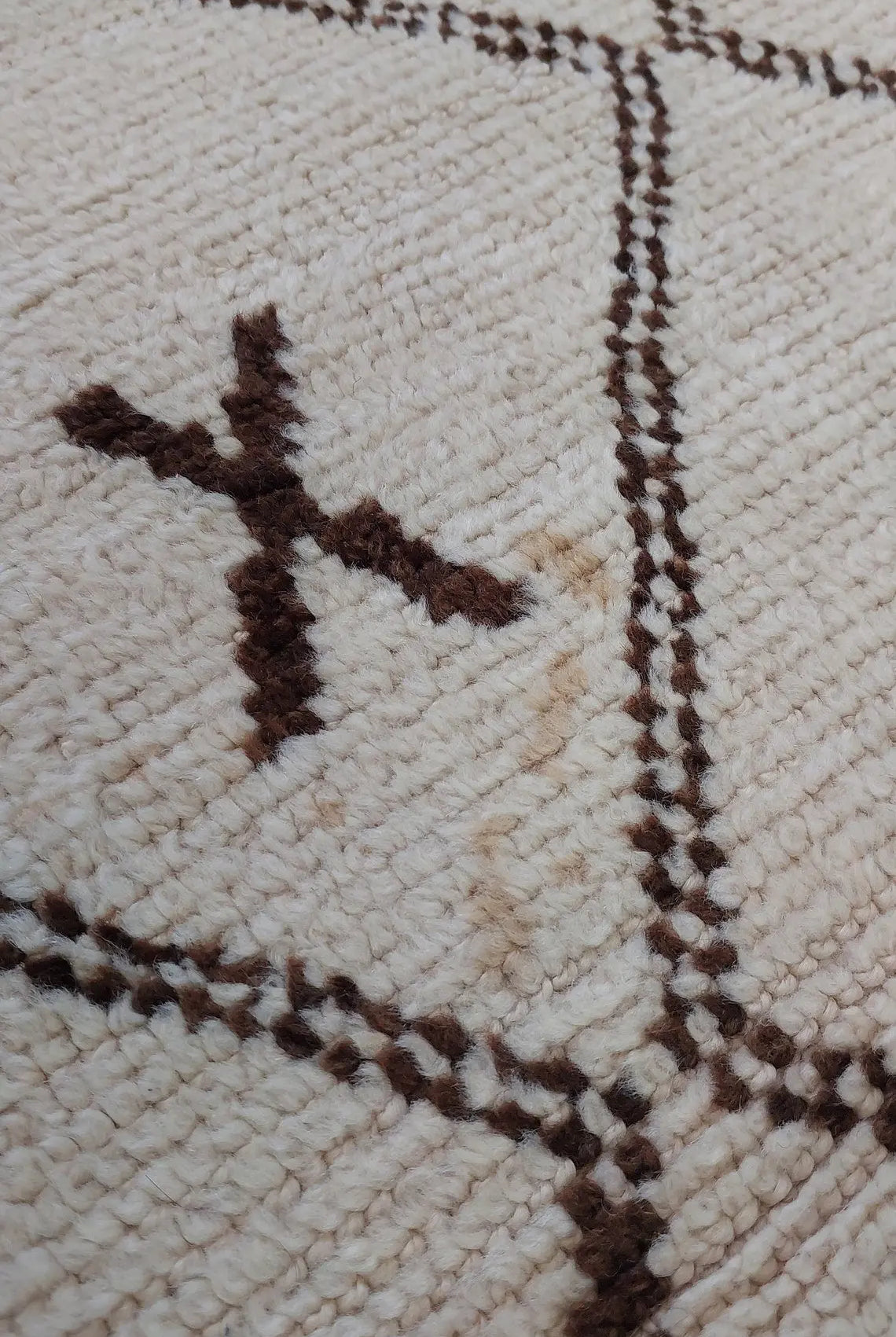 Rare Vintage Moroccan Azilal Runner: 1970s Berber Handwoven Wool Rug for Hallway or Living Room MoroccanBazzArts