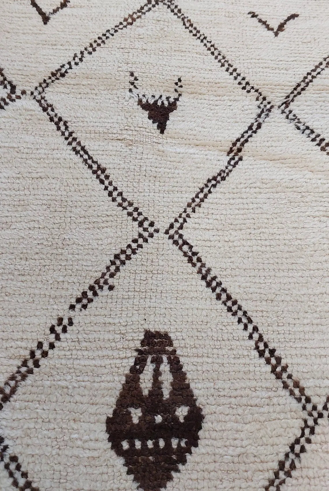 Rare Vintage Moroccan Azilal Runner: 1970s Berber Handwoven Wool Rug for Hallway or Living Room MoroccanBazzArts