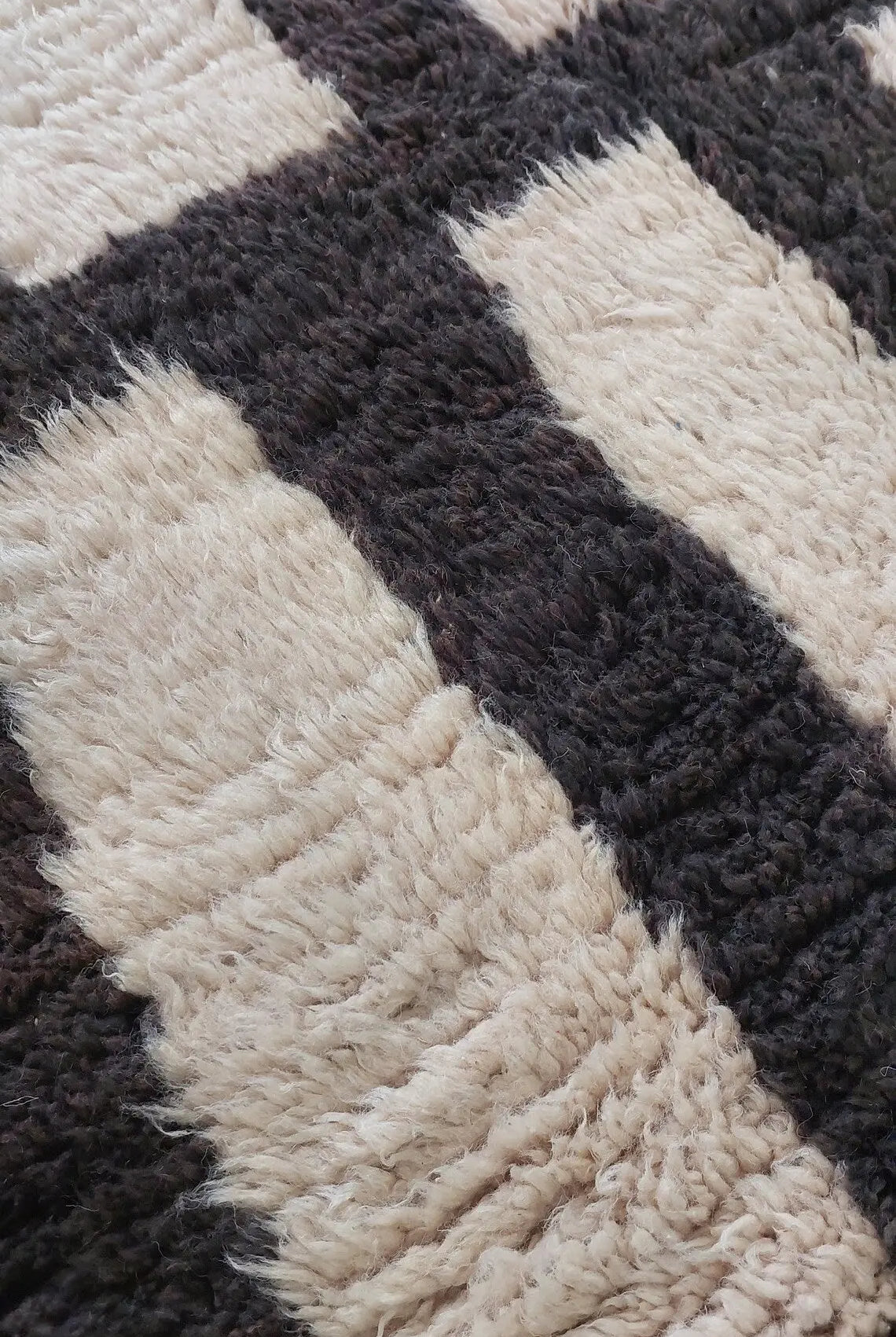Vintage Boujaad Rug. Handmade Colorful Stripped Wool Rug , Moroccan Rug 4x7 Fts MoroccanBazzArts