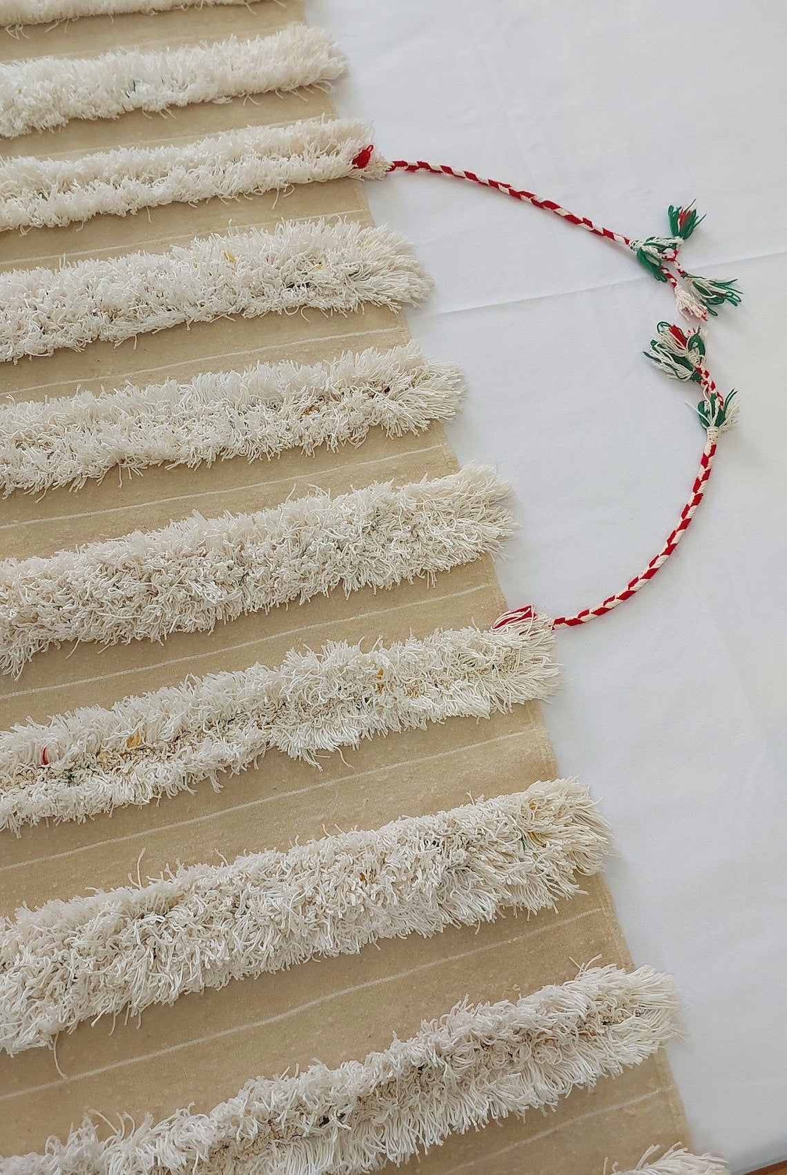 Authentic Moroccan Handira: Artisan-Crafted Wedding Blanket for Bohemian-Inspired Home Decor MoroccanBazzArts