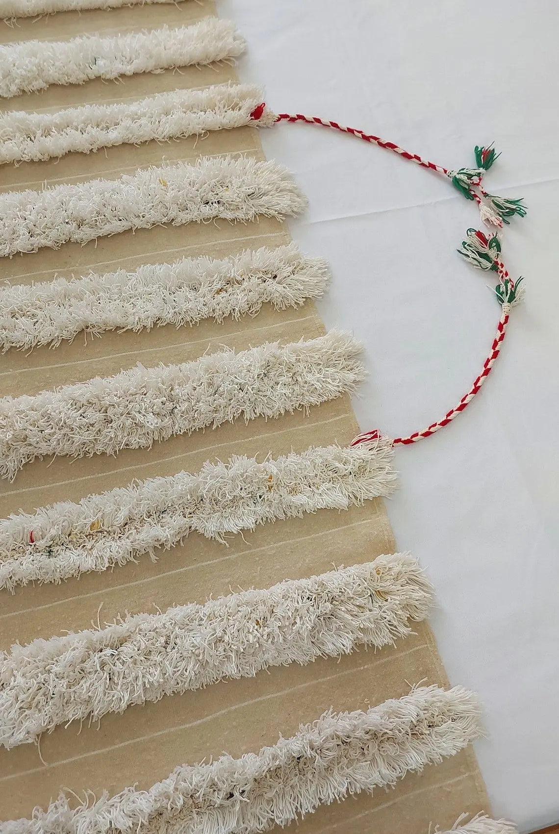 Authentic Moroccan Handira: Artisan-Crafted Wedding Blanket for Bohemian-Inspired Home Decor MoroccanBazzArts
