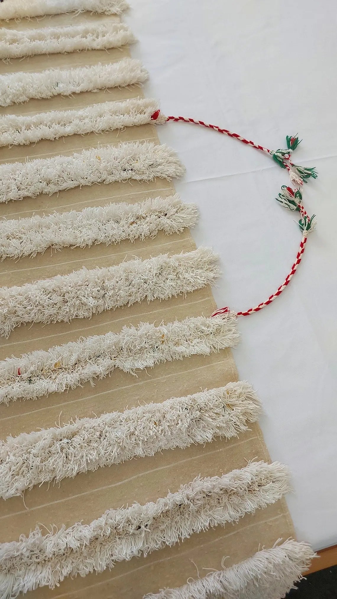 Authentic Moroccan Handira: Artisan-Crafted Wedding Blanket for Bohemian-Inspired Home Decor MoroccanBazzArts