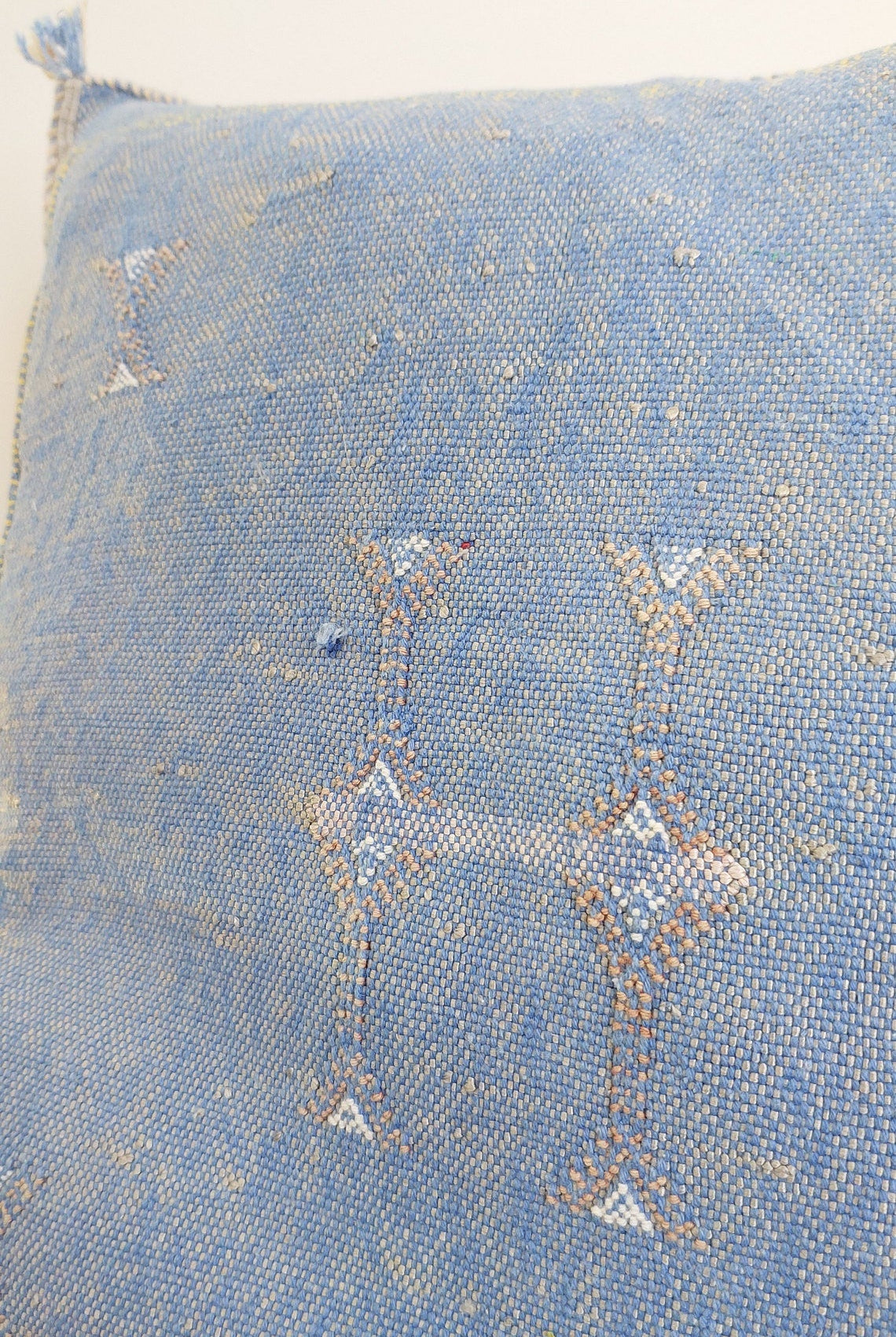 Set Of Two Handmade Cactus Silk Pillows Cases MoroccanBazzArts