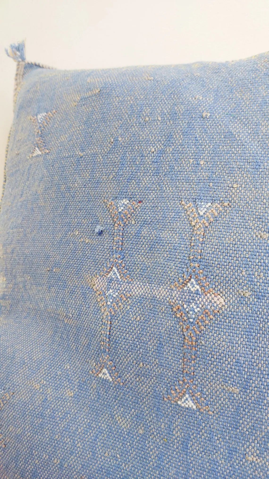 Set Of Two Handmade Cactus Silk Pillows Cases MoroccanBazzArts