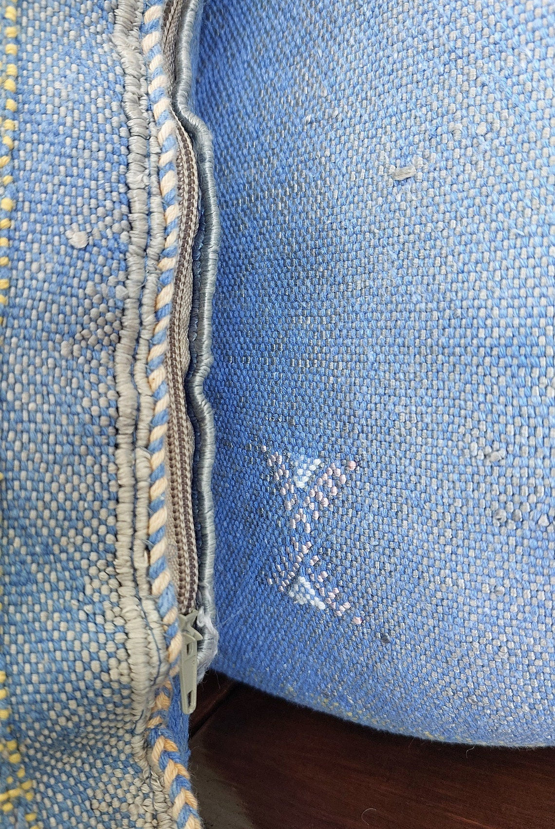 Set Of Two Handmade Cactus Silk Pillows Cases MoroccanBazzArts