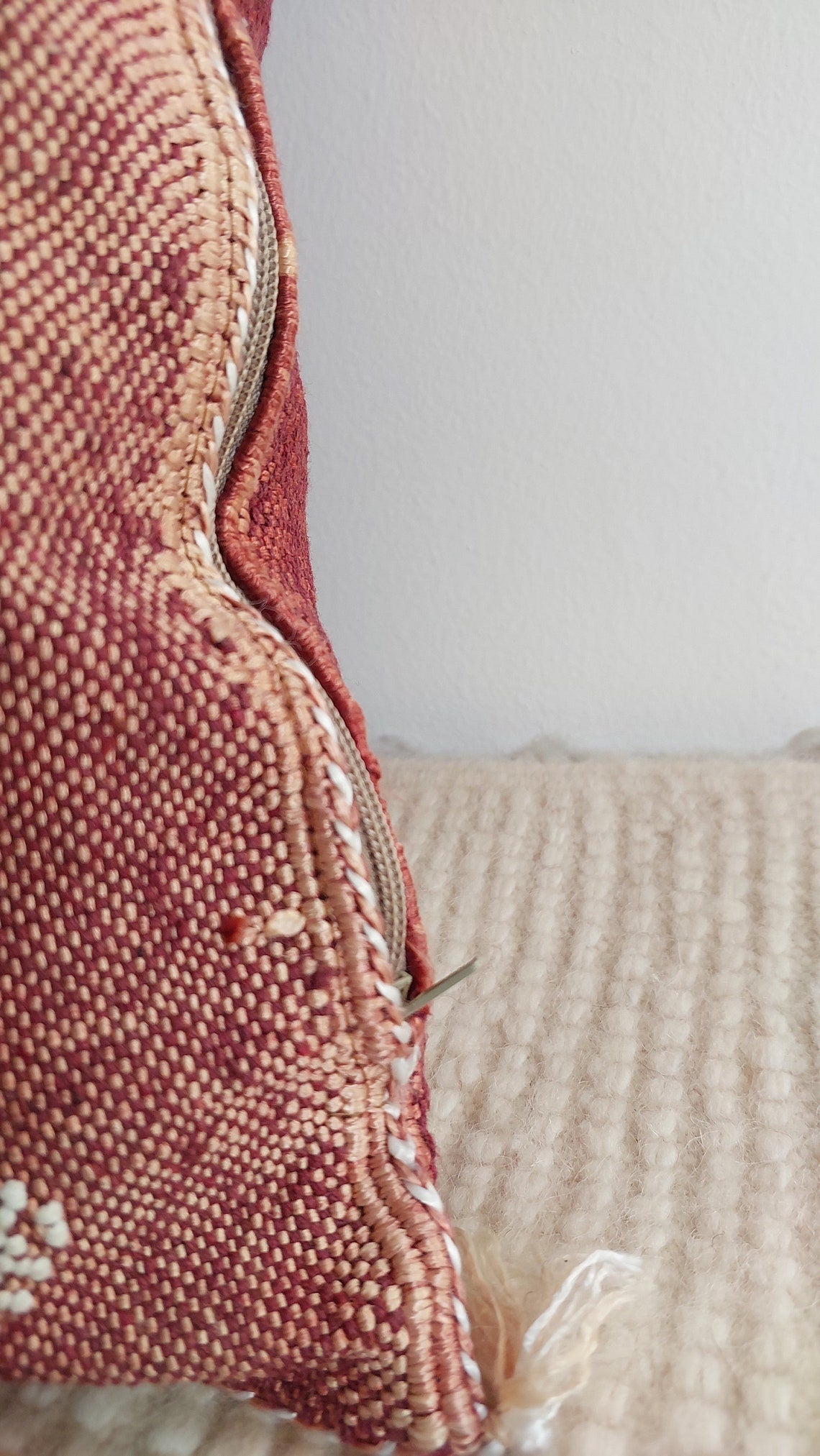 Berber Cactus Pillows. Handmade Silk Cushion For Living Room . Boho Decor Gift . Moroccan Style MoroccanBazzArts