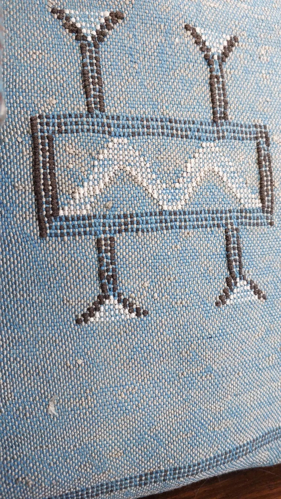 Set Of Two Handmade Cactus Silk Pillows Cases MoroccanBazzArts