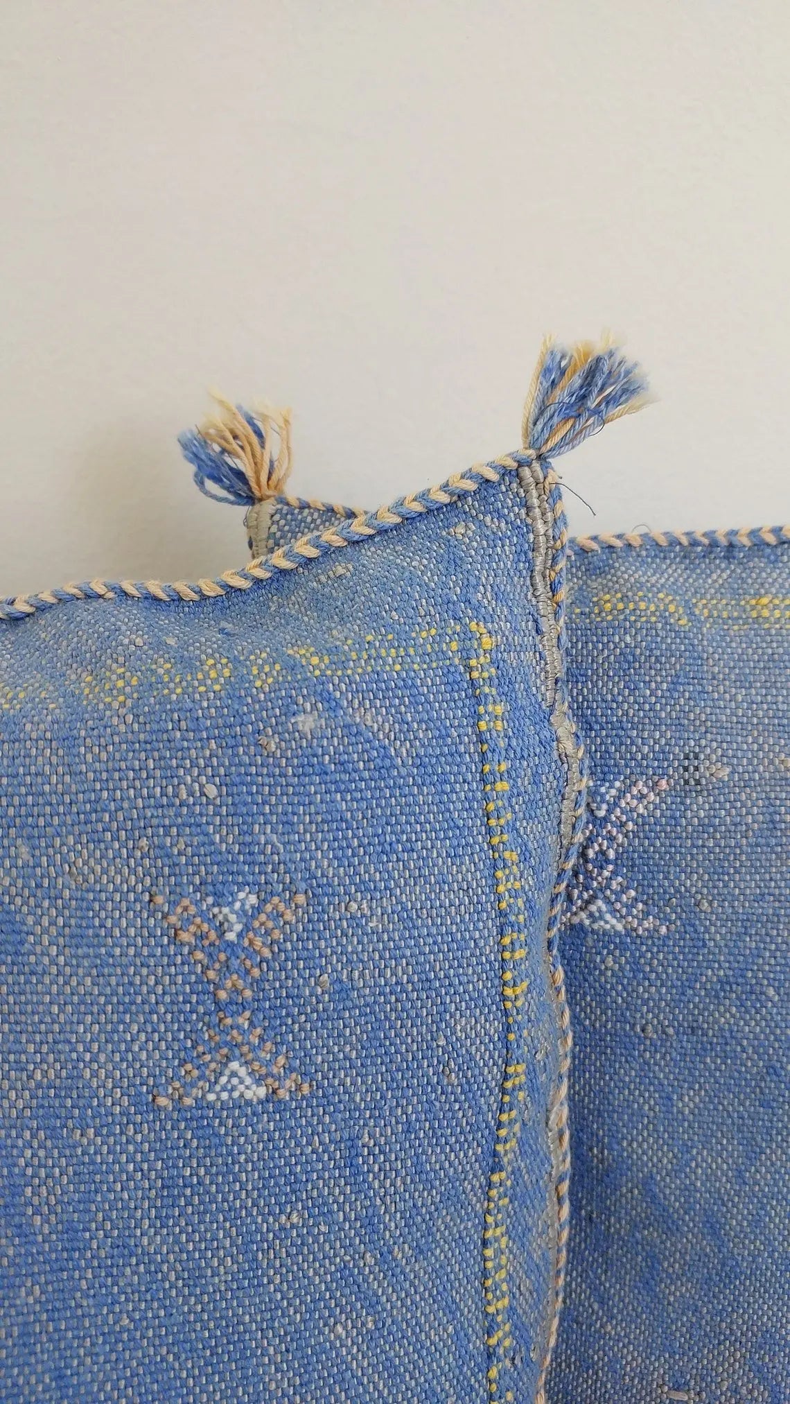 Set Of Two Handmade Cactus Silk Pillows Cases MoroccanBazzArts