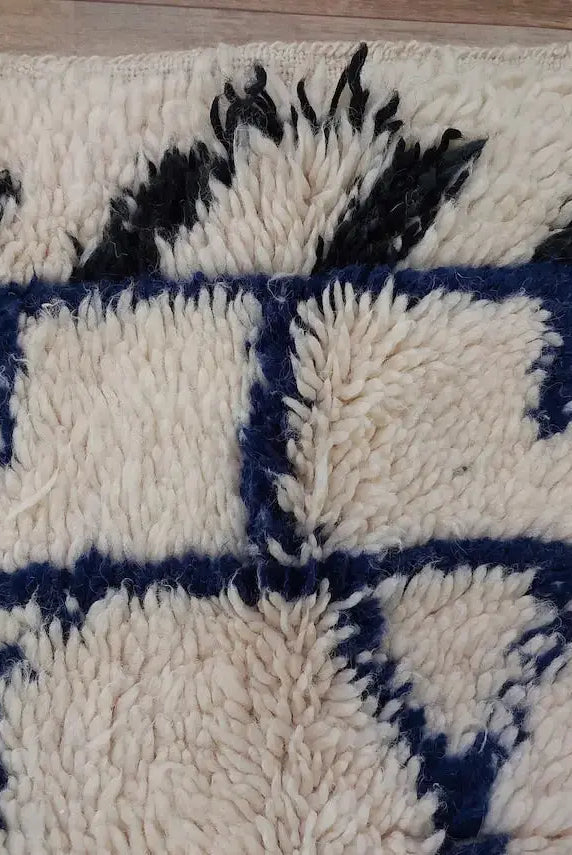 Authentic Moroccan Berber Handmade Wool Rug In Traditional Design MoroccanBazzArts