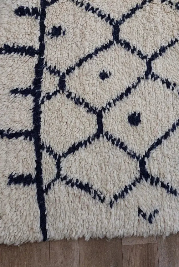 Authentic Moroccan Berber Handmade Wool Rug In Traditional Design MoroccanBazzArts