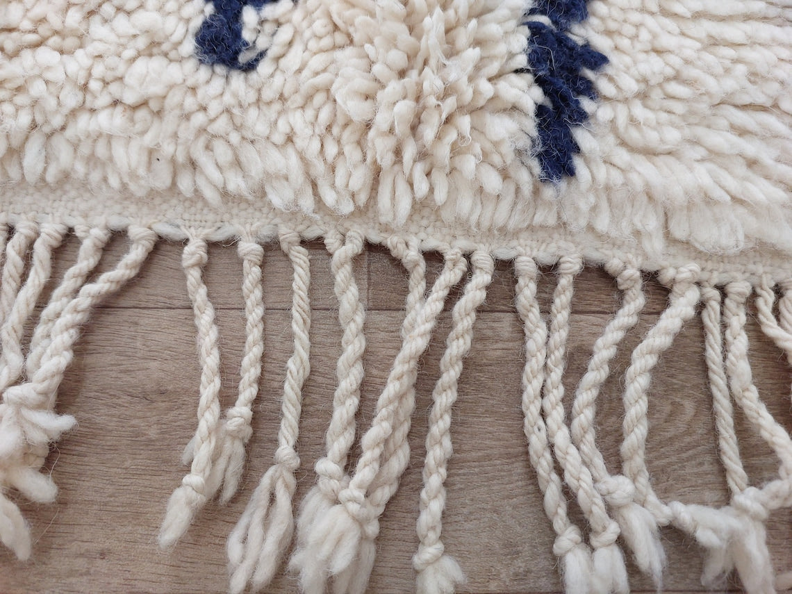 Authentic Moroccan Berber Handmade Wool Rug In Traditional Design MoroccanBazzArts