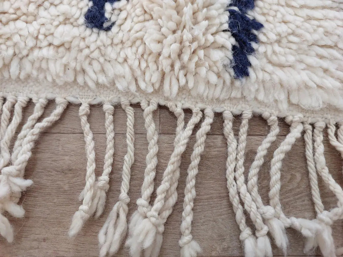 Authentic Moroccan Berber Handmade Wool Rug In Traditional Design MoroccanBazzArts