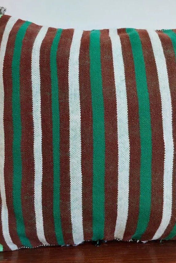 Decorative Vintage Berber Pillow Case - Handmade Tribal Moroccan Pillow Cover - Vintage Pillow. MoroccanBazzArts