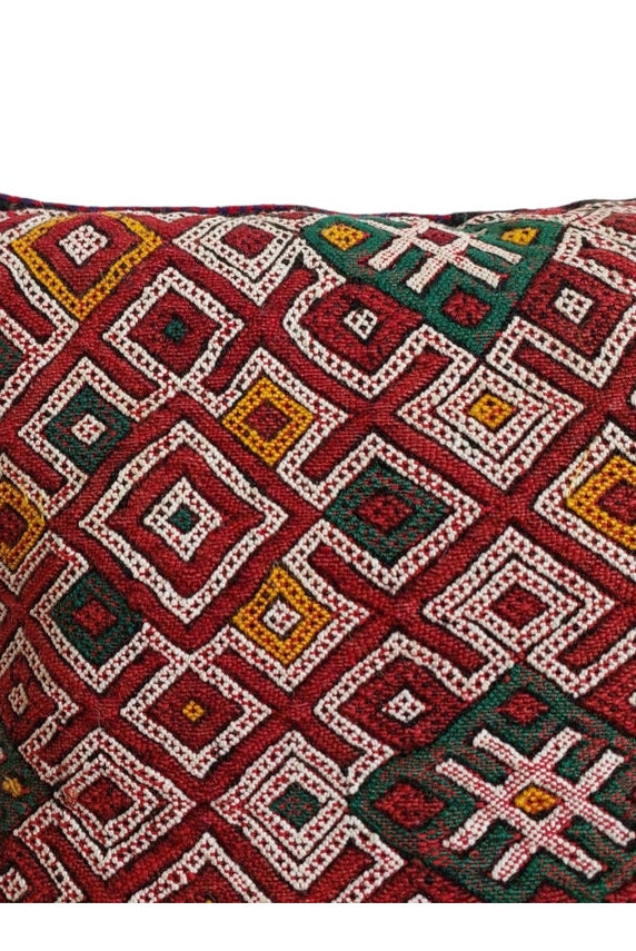 Decorative Vintage Tribal Cushion - Berber Cushion - Handmade Moroccan Pillow - Berber Pillow Case - Gift For Mom MoroccanBazzArts