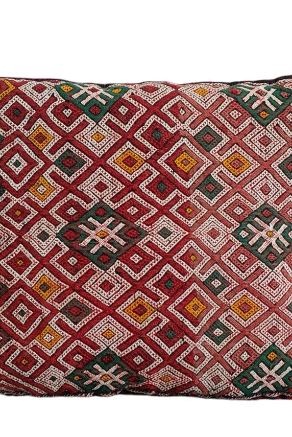 Decorative Vintage Tribal Cushion - Berber Cushion - Handmade Moroccan Pillow - Berber Pillow Case - Gift For Mom MoroccanBazzArts