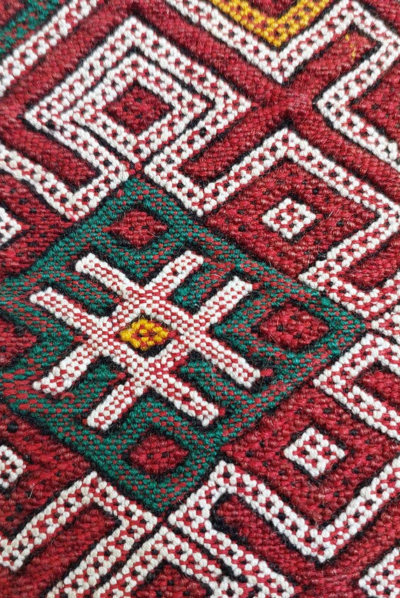 Decorative Vintage Tribal Cushion - Berber Cushion - Handmade Moroccan Pillow - Berber Pillow Case - Gift For Mom MoroccanBazzArts