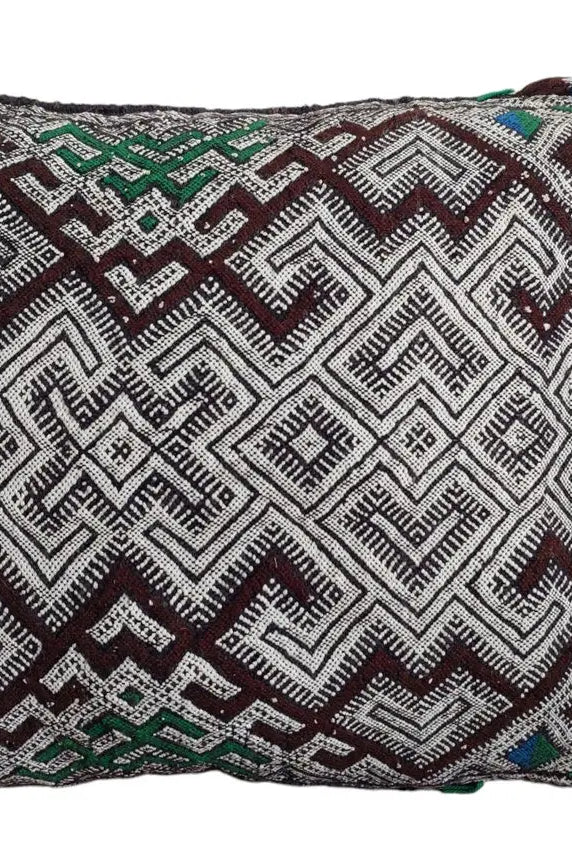 Vintage Moroccan Pillow - Handmade Berber Cushion - Kilim Pillow - Decorative Pillow Case. MoroccanBazzArts