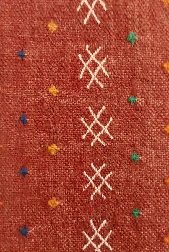 Moroccan Kilim Pillow - Decorative Vintage Berber Pillow Case - Handmade Pillow - Tribal Pillow Cover - Vintage Beni Mguild Pillow MoroccanBazzArts