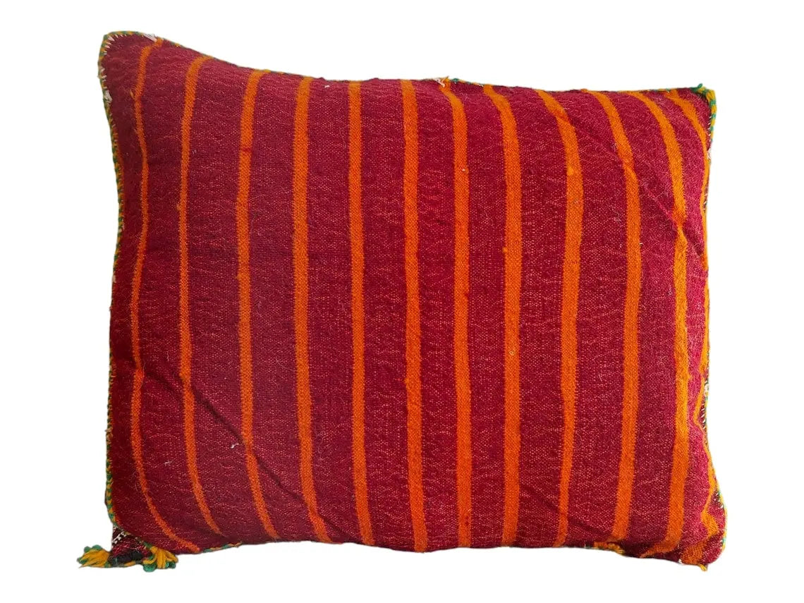 Vintage Kilim Pillow - Moroccan Pillow - Handmade Cushion - Berber Pillow Case MoroccanBazzArts