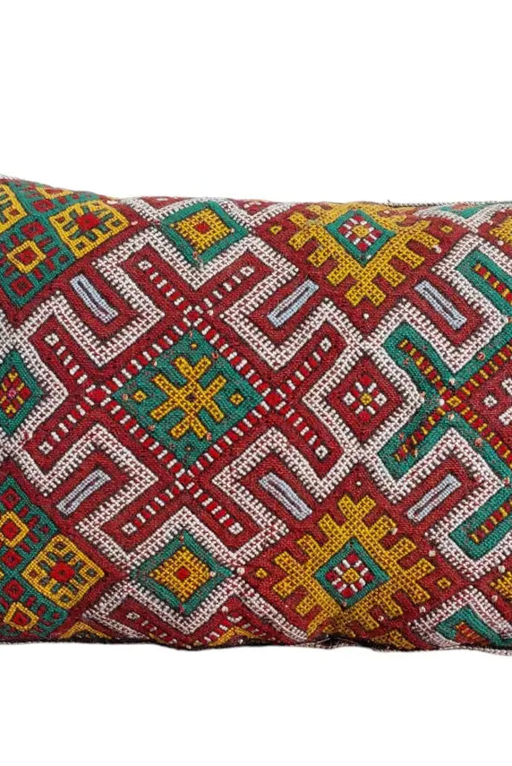 Moroccan Pillow - Kilim Pillow - Decorative Vintage Berber Pillow Case - Handmade Tribal Pillow Cover MoroccanBazzArts