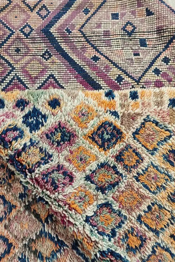 Authentic Vintage Beni Mtir Moroccan Rug | 6.6 x 13.1 ft MoroccanBazzArts
