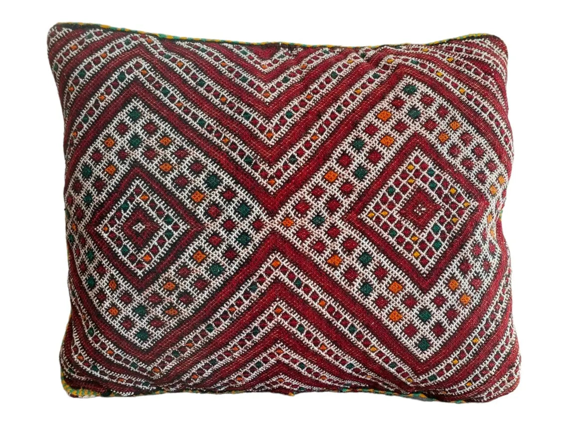 Vintage Kilim Pillow - Moroccan Pillow - Handmade Cushion - Berber Pillow Case MoroccanBazzArts