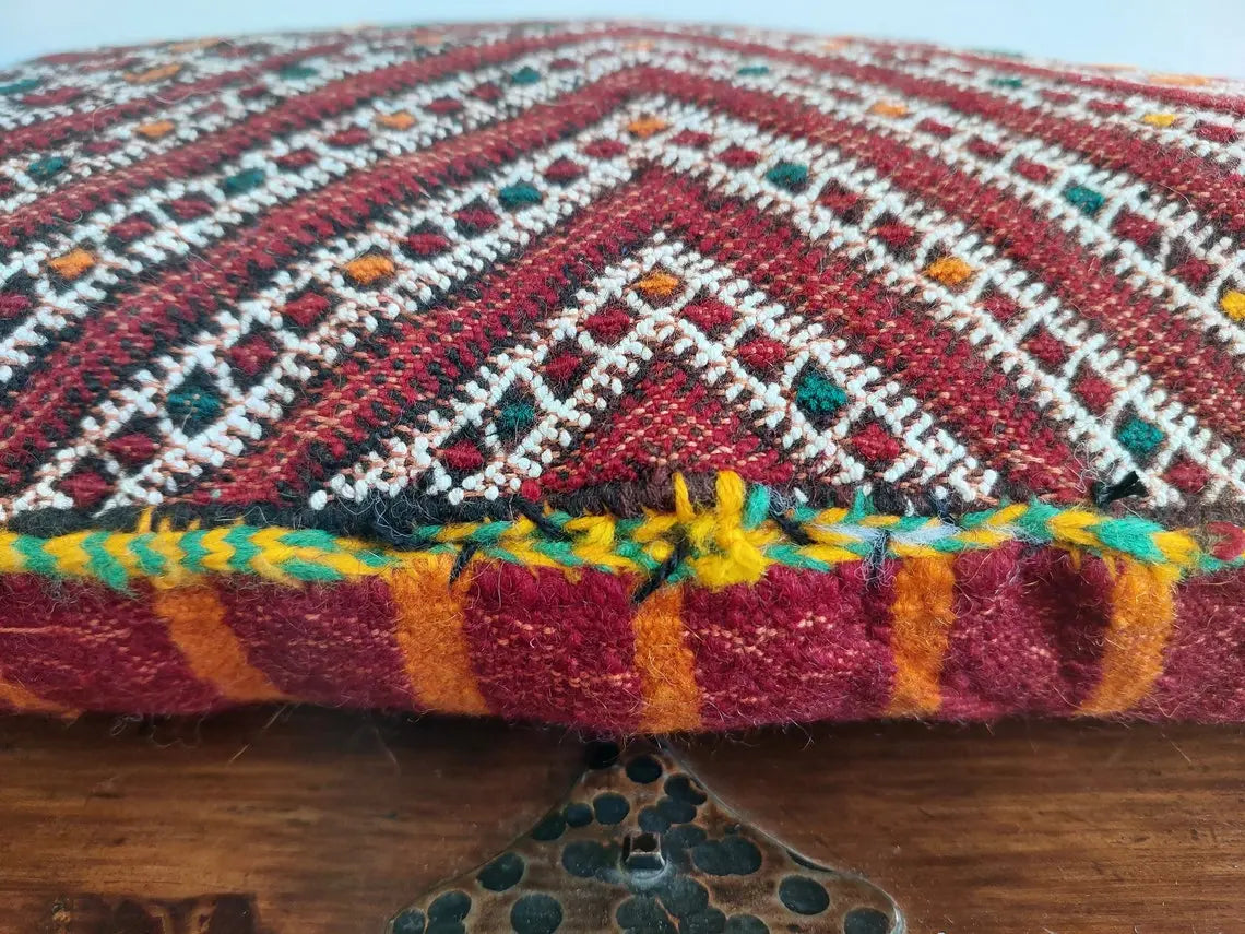 Vintage Kilim Pillow - Moroccan Pillow - Handmade Cushion - Berber Pillow Case MoroccanBazzArts
