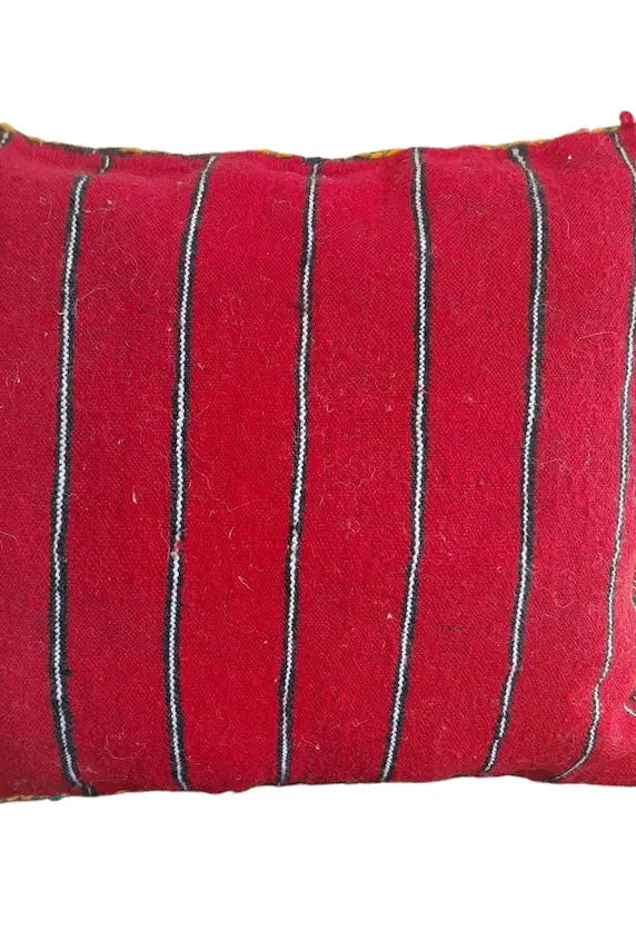 Vintage Moroccan Pillow - Handmade Berber Cushion - Kilim Pillow - Decorative Pillow Case. MoroccanBazzArts
