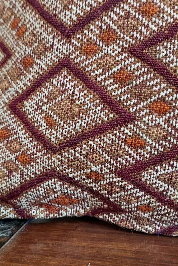 Vintage Moroccan Pillow - Handmade Berber Cushion - Kilim Pillow - Decorative Pillow Case. 13x29 Inches MoroccanBazzArts