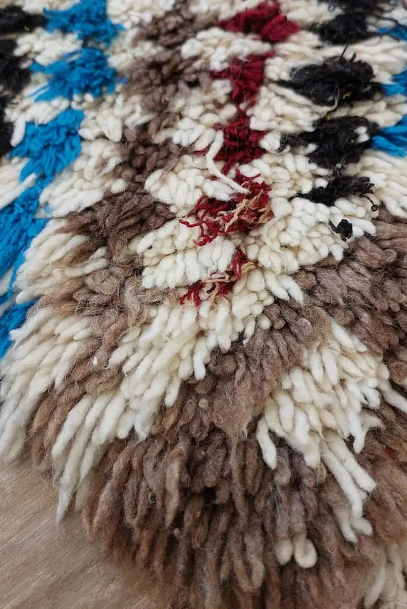 Vibrant Moroccan Boucherouite Runner: Sustainable Handmade Berber Rug for Hallway or Living Room MoroccanBazzArts