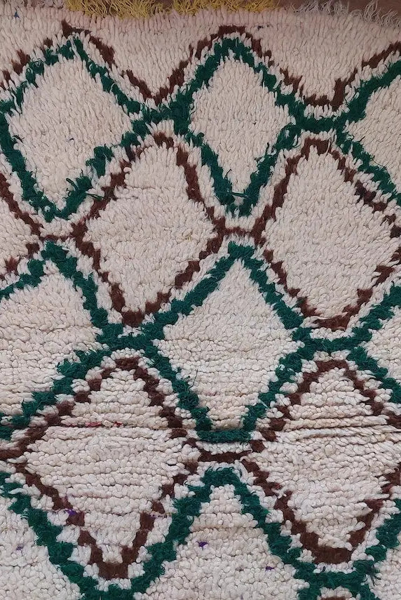 Authentic Vintage Azilal Berber Rug: Handcrafted Moroccan Small Runner For Living Room Or Kitchen MoroccanBazzArts
