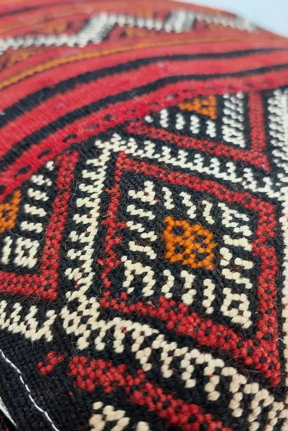 Vintage Moroccan Pillow - Handmade Berber Cushion - Kilim Pillow - Decorative Pillow Case. 12x24 Inches MoroccanBazzArts