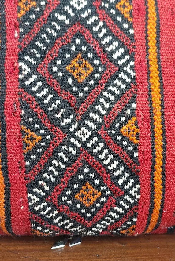 Vintage Moroccan Pillow - Handmade Berber Cushion - Kilim Pillow - Decorative Pillow Case. 12x24 Inches MoroccanBazzArts