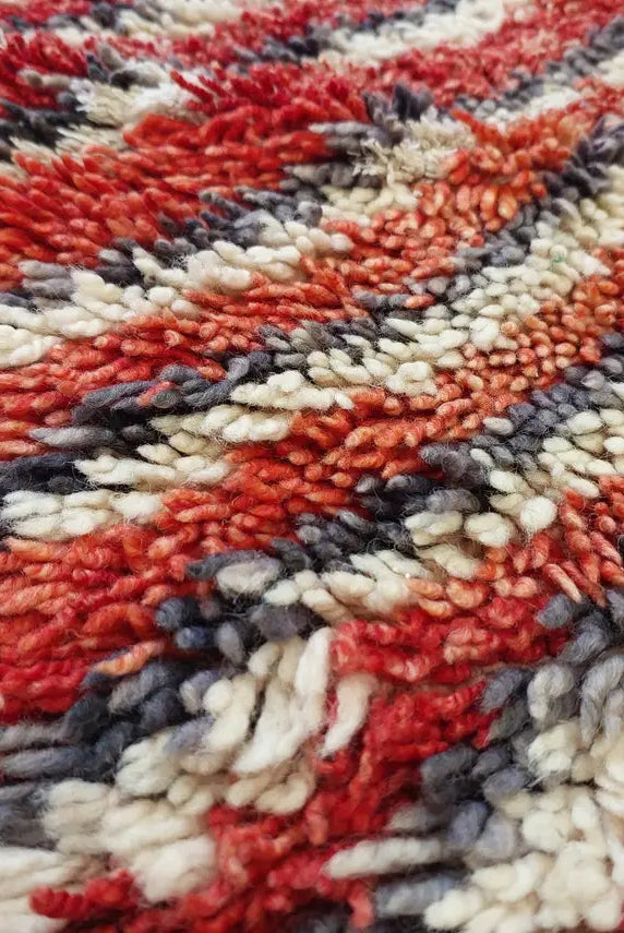 Small Moroccan Rug Runner, Vintage Azilal Rug - Hand Woven Bedside Rug- Runner Rug- Moroccan Rug 2.10x7.2ft MoroccanBazzArts