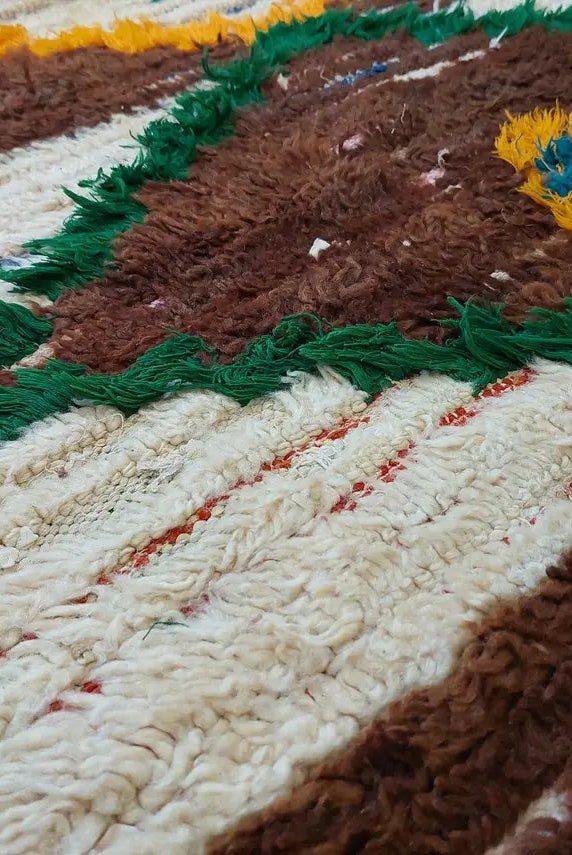 Moroccan Runner Rug - Azilal Style - Soft Rug - Bedside Rug, Moroccan Rug - 83x300 Cm MoroccanBazzArts