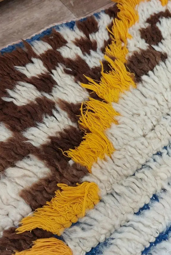 Moroccan Runner Rug - Azilal Style - Soft Rug - Bedside Rug, Moroccan Rug - 83x300 Cm MoroccanBazzArts