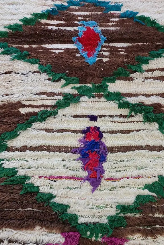 Moroccan Runner Rug - Azilal Style - Soft Rug - Bedside Rug, Moroccan Rug - 83x300 Cm MoroccanBazzArts