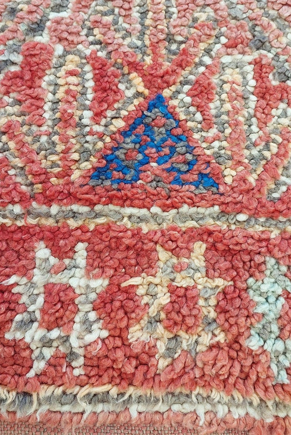 Authentic Zayan Tribe Handcrafted Berber Area Rug - Lamb Wool Moroccan Ourain For Living Room MoroccanBazzArts