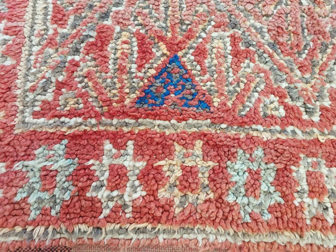 Authentic Zayan Tribe Handcrafted Berber Area Rug - Lamb Wool Moroccan Ourain For Living Room MoroccanBazzArts