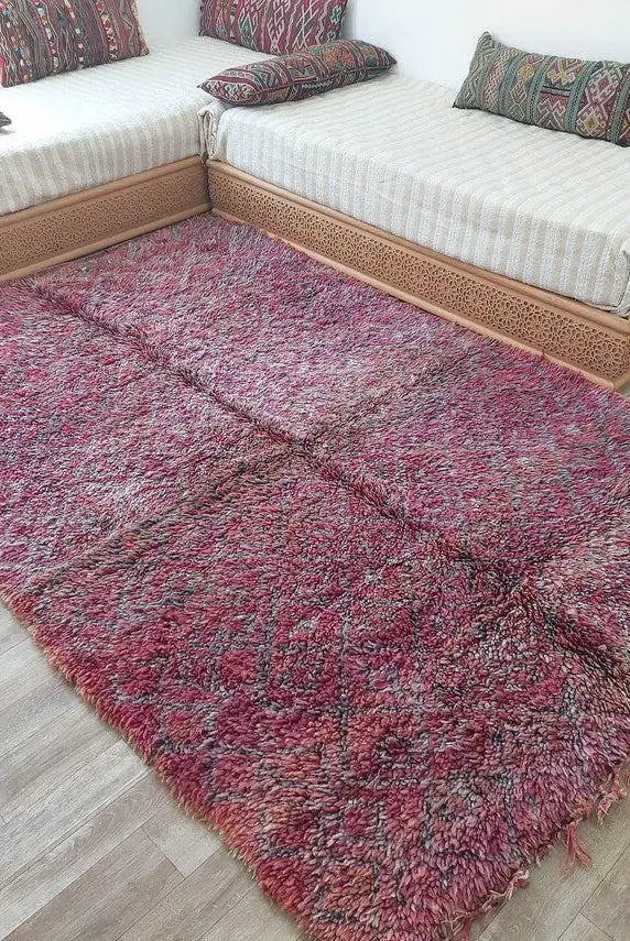 Authentic Moroccan Beni Mguild Rug - Handwoven Berber Carpet, Soft Moroccan Rug (182x280 Cm) MoroccanBazzArts
