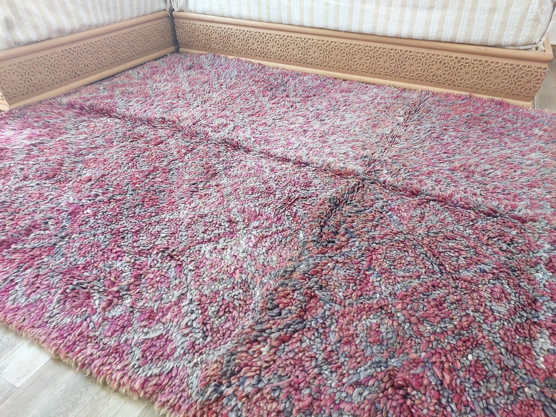 Authentic Moroccan Beni Mguild Rug - Handwoven Berber Carpet, Soft Moroccan Rug (182x280 Cm) MoroccanBazzArts