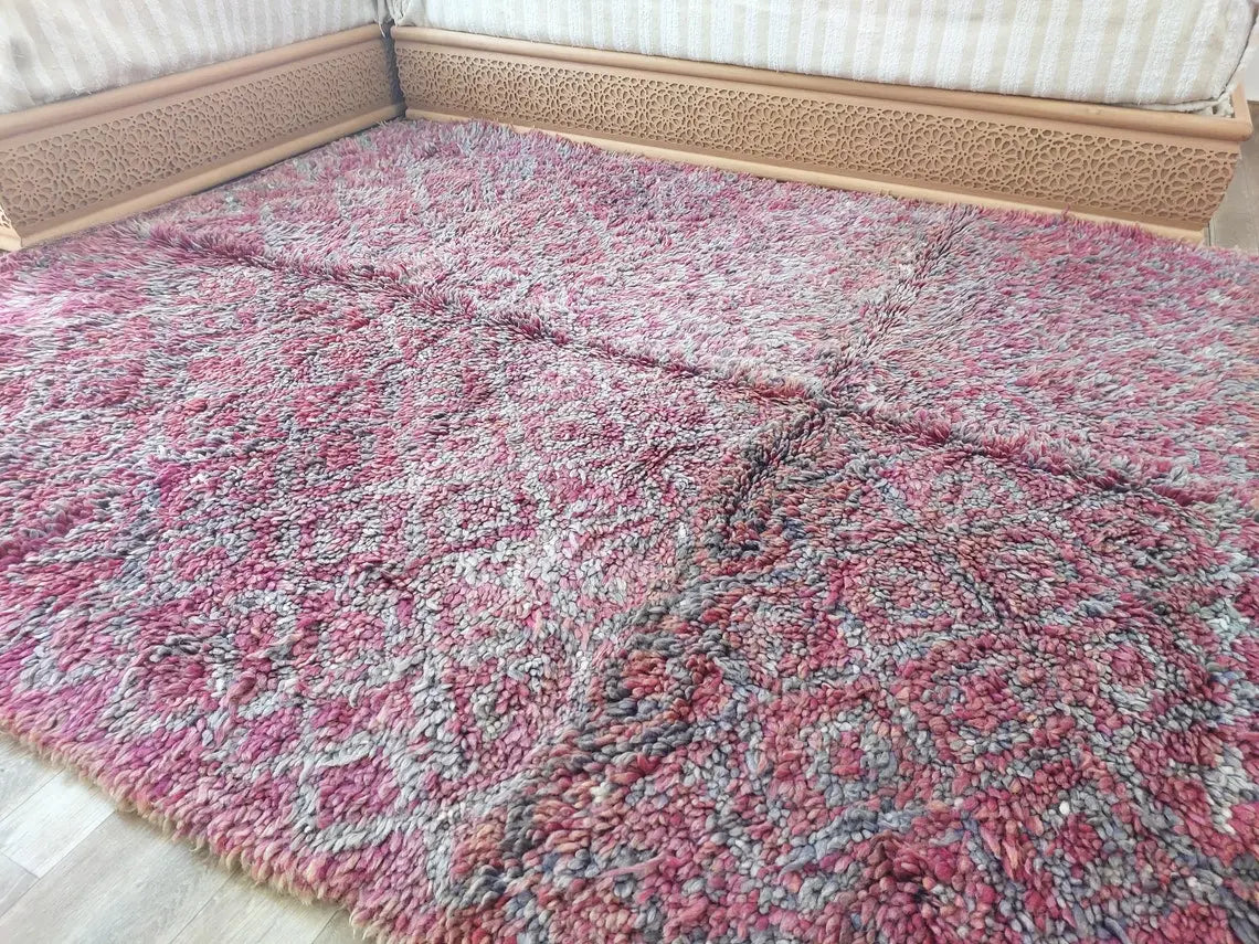 Authentic Moroccan Beni Mguild Rug - Handwoven Berber Carpet, Soft Moroccan Rug (182x280 Cm) MoroccanBazzArts