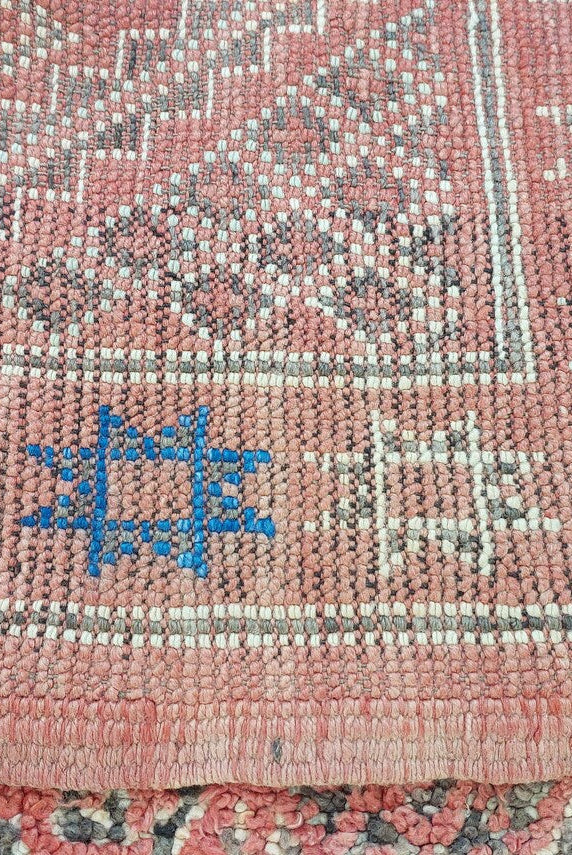 Authentic Zayan Tribe Handcrafted Berber Area Rug - Lamb Wool Moroccan Ourain For Living Room MoroccanBazzArts