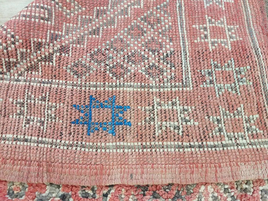 Authentic Zayan Tribe Handcrafted Berber Area Rug - Lamb Wool Moroccan Ourain For Living Room MoroccanBazzArts