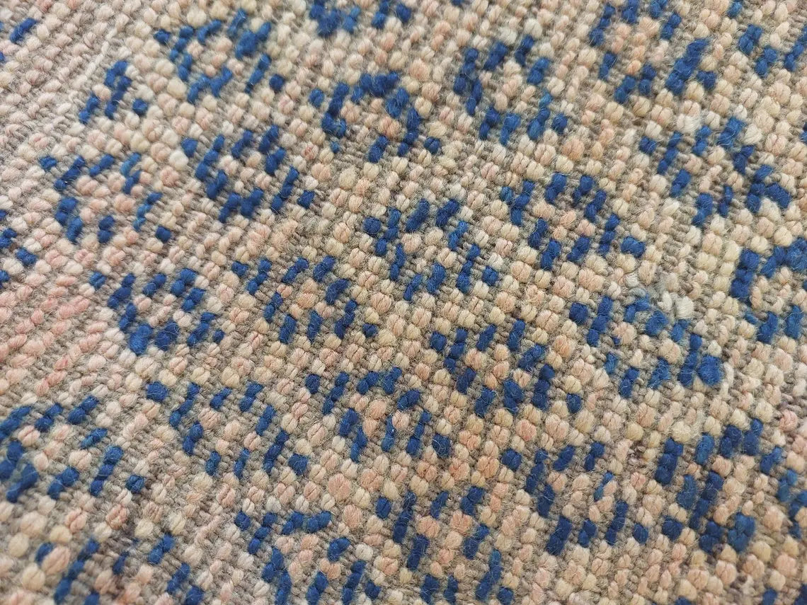 Vintage Moroccan Zayan Berber Rug: 70s Handmade Geometric Carpet for Living Room MoroccanBazzArts
